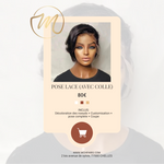 POSE DE PERRUQUE LACE (AVEC COLLE)