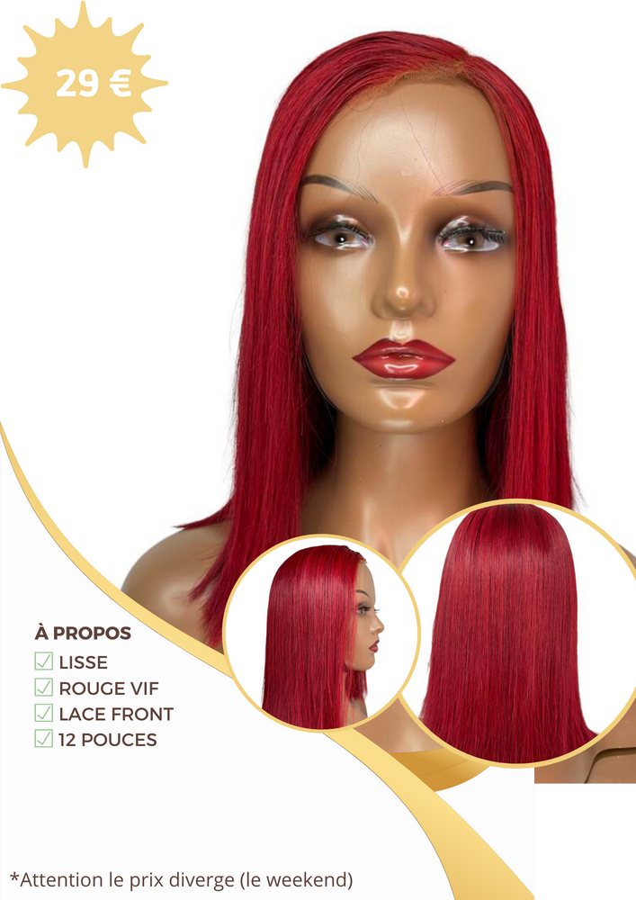 Tulle perruque best sale